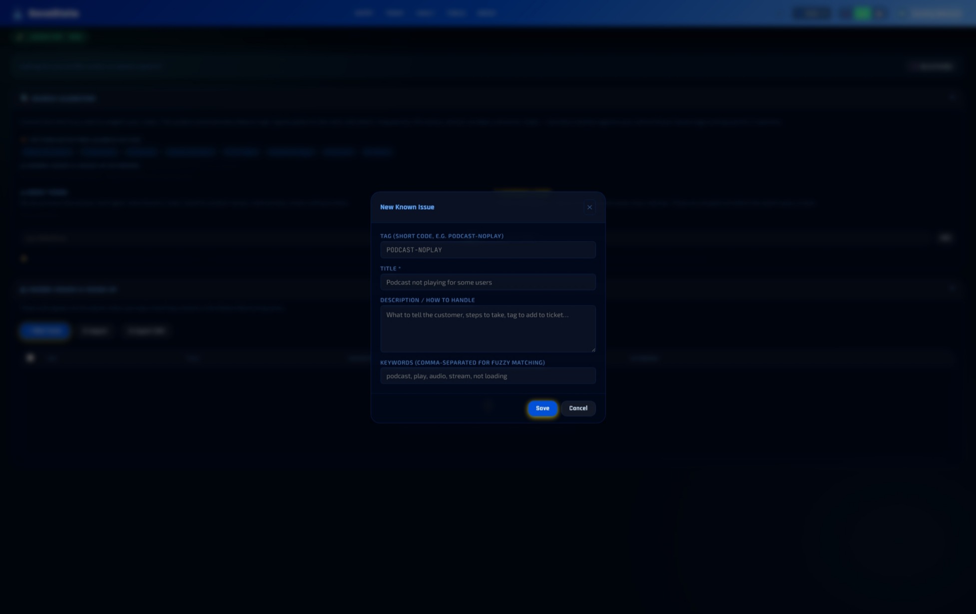 7.1   Settings   New Known Issue